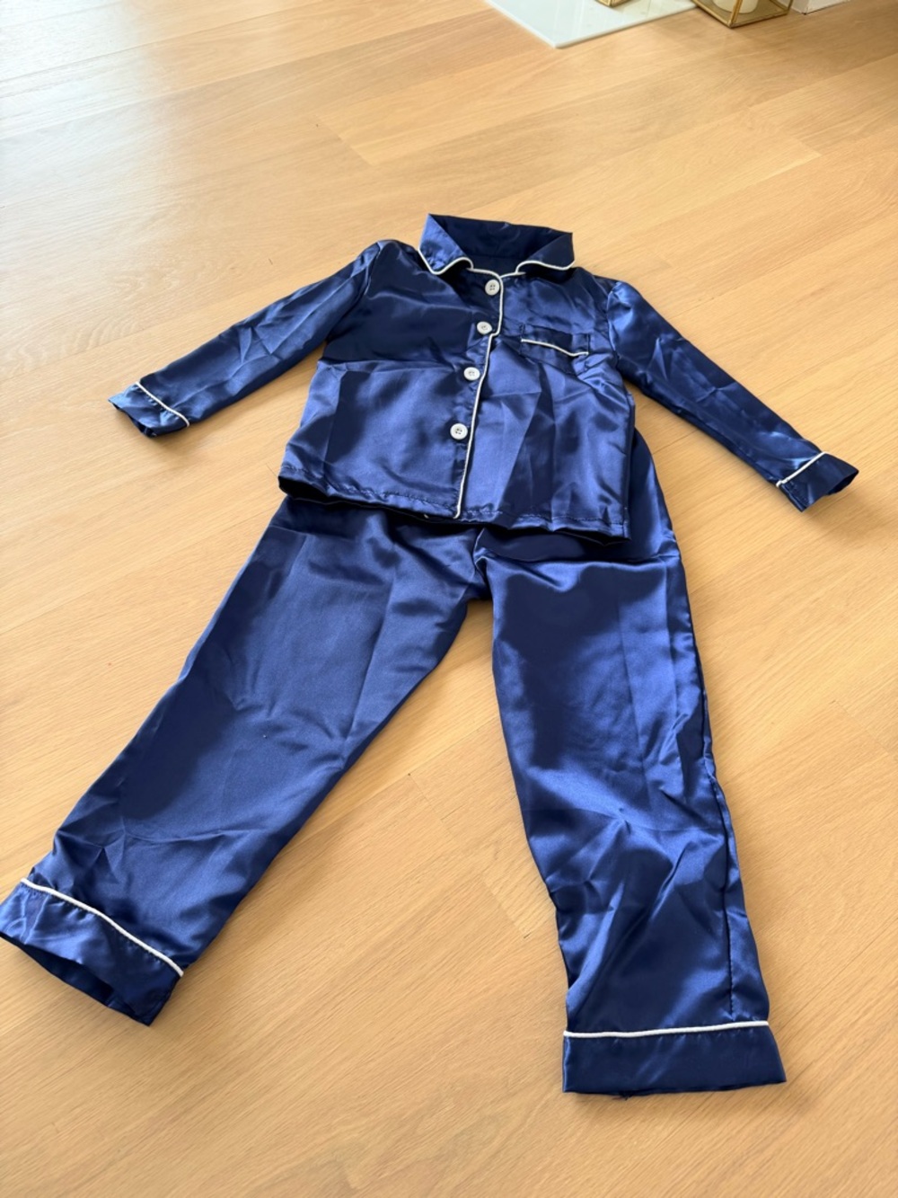 NWOT: Family Satin Pajama Set - Picture 4 of 4